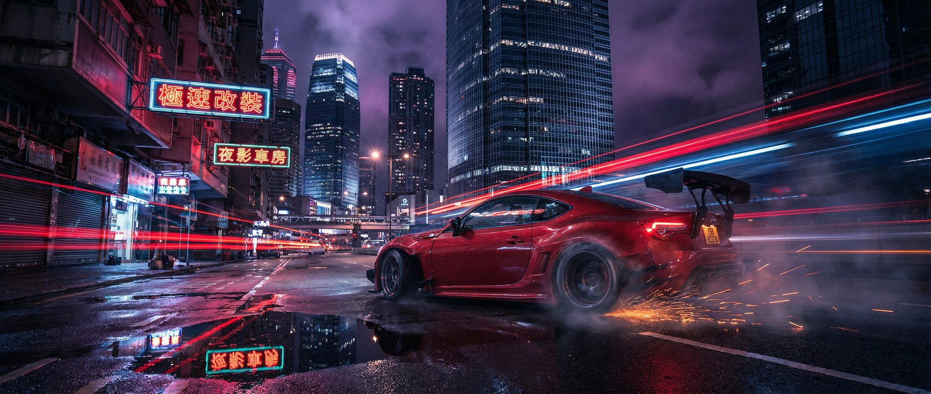 重口跑车对比视频